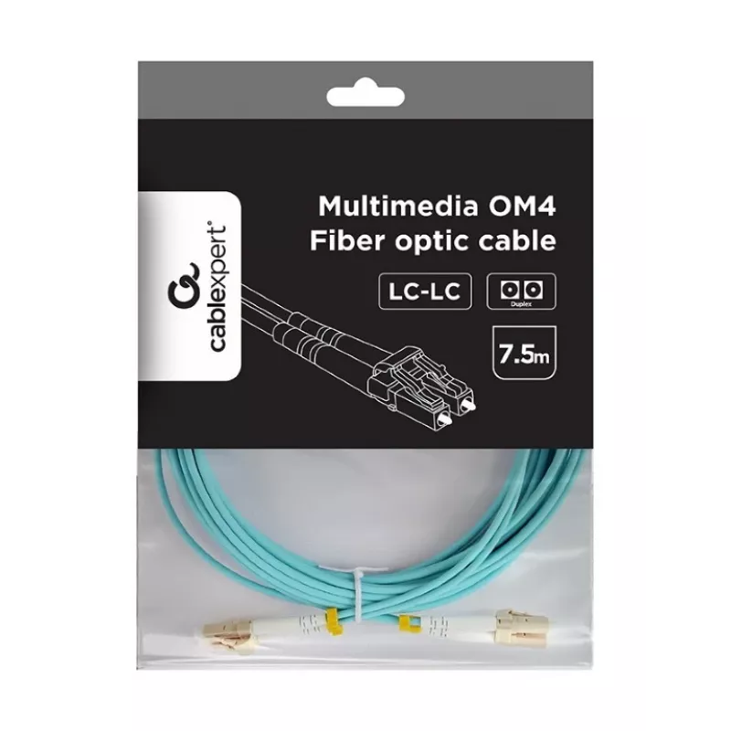 Cabo multimodo duplex OM4 50/125, LC/LC, 7,5 m