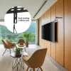 Suporte de parede para TV Maclean MC-412 32 -70 VESA 400x400 45kg inclinável universal ajustável nível de bolha acessórios de montagem