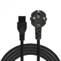 Savio CL-158 cabo de alimentação IEC C5 para ficha C/E/F, 3 m, preto