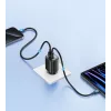 Carregador rápido GaN 30W USB e USB-C usams CC229 Branco — indicador LED, design compacto