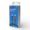 Savio CL-174 cabo USB-C para USB-C, 100 W, Power Delivery/Quick Charge, visor digital, 1 m, verde