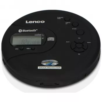 Leitor de MP3 Lenco CD-300 preto