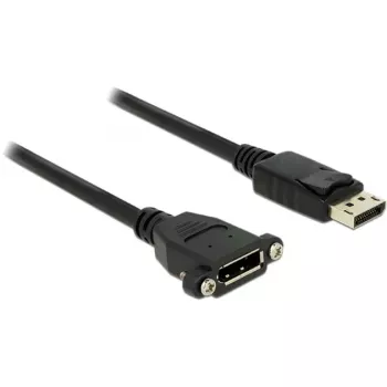 Cabo DisplayPort DeLOCK 85114 1 m macho-macho preto