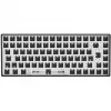 Sharkoon SKILLER SGK50 S3 Barebone Teclado Gaming - teclado gaming totalmente personalizável em layout 75%, Hot-Swap, iluminação RGB, layout QWERTZ