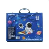 Conjunto de pintura artística Extralink Blue Astronaut — 88 peças (tintas, pincéis, acessórios)