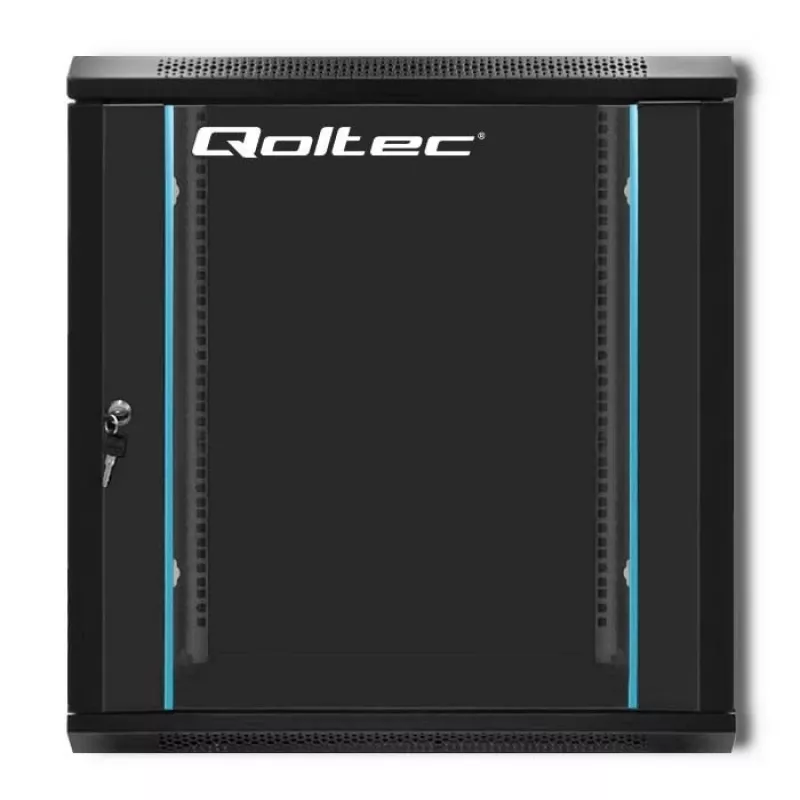 Armário rack 19 polegadas QOLTEC 54467, 12U, 600x635x600 mm