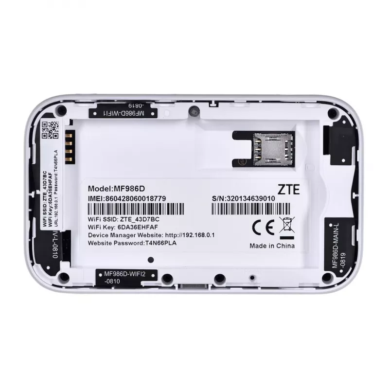 Router ZTE MF986D 4G UFI LTE CAT12/13 1x USB Type-C, 1x slot SIM 2x TS-9