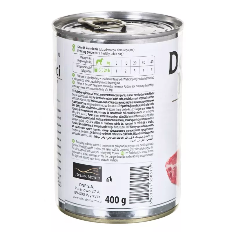Dolina Noteci Premium Cordeiro puro - comida húmida para cães - 400g