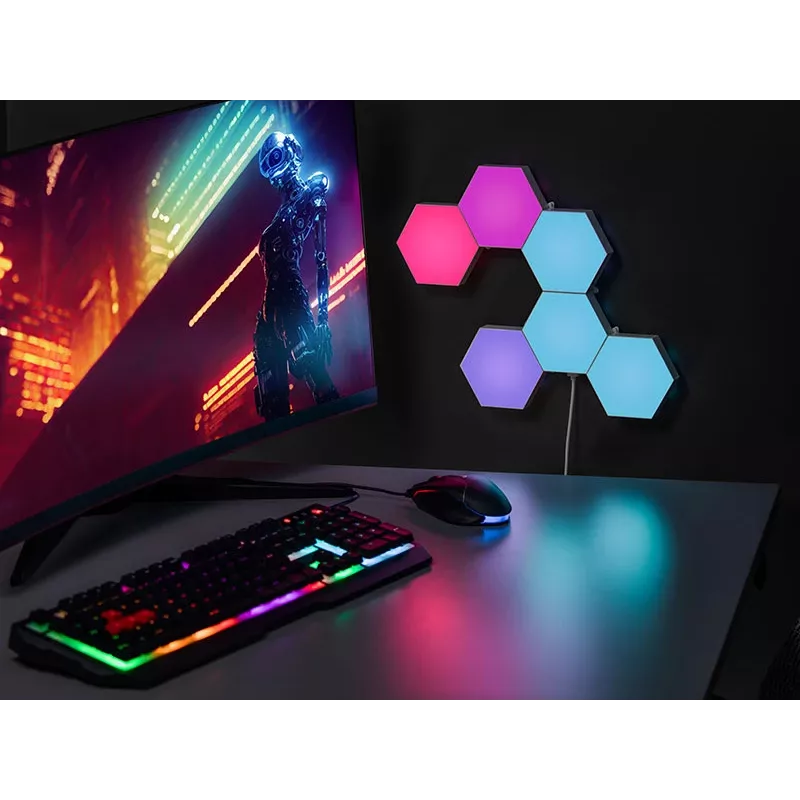 Painel LED RGB embutido TRACER Smart Hexagon Tracer 47256 Ambience TRAOSW47256
