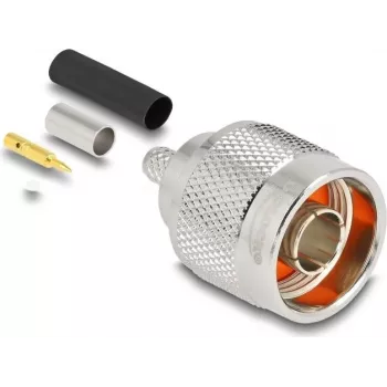 Adaptador coaxial DELOCK ficha tipo N 20×30×20 mm (modelo 91766)