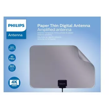 Antena interior Paper Thin 2m filtro 3G/4G vermelho