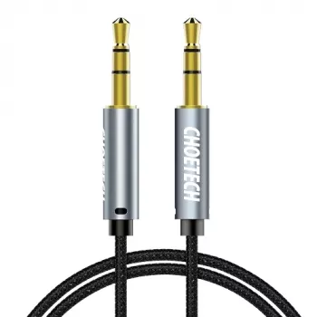 Cabo áudio auxiliar CHOETECH AUX002 3,5 mm ficha macho para ficha macho, 1,2 m de comprimento