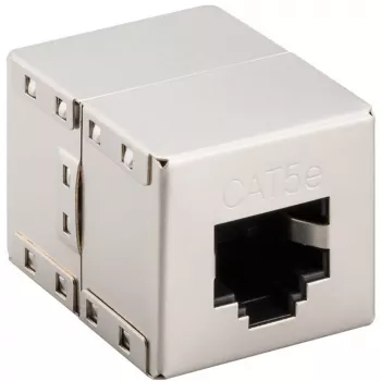 Conector/ficha de rede Goobay Wentronic CAT 5e RJ45 – redes até 100 MHz, blindado (15027)