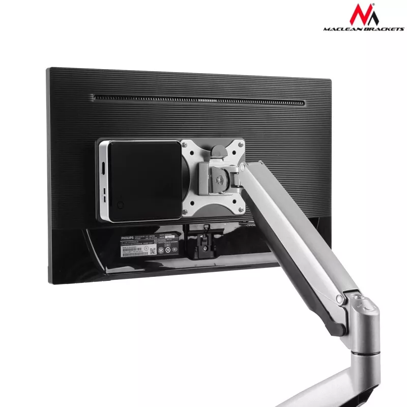 Maclean MC-721NUC Suporte VESA para Mac Mini CPU PC com montagem em cabeça