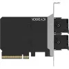 Placa adaptadora PCIe icybox MB312M4P-B — 2× M.2 NVMe para PCIe 4.0 x8 (bifurcação)