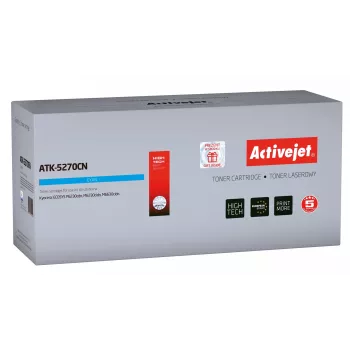 Toner Activejet ATK-5270CN (substituto do Kyocera TK-5270C; Supreme; 6000 páginas; ciano)