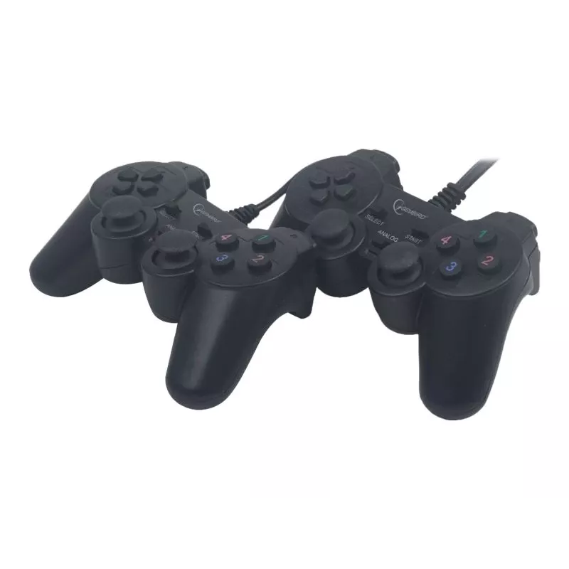 GEMBIRD JPD-UDV2-01 - Gamepad - 10 botões - com fio (pack de 2) - para PC (JPD-UDV2-01)