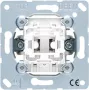 Interruptor de pressão Jung 533 U, 1 polo (1P), acabamento metálico, 250 V AC, 10 A
