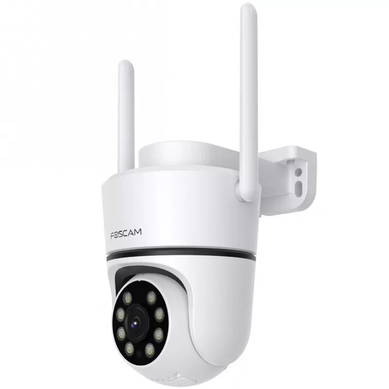 Câmara de vigilância IP Foscam PD5 branco 1080p sem fios com visão noturna