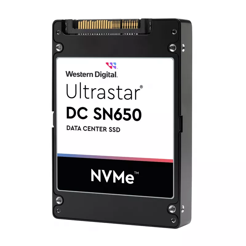 Unidade SSD WESTERN DIGITAL Ultrastar DC SN650 7680 GB U.3 PCIe TLC ISE