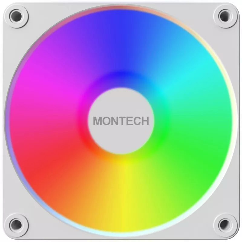 VENTOINHA PARA CAIXA 120MM GF120R V2/ARGB PWM 3I1 (W) MONTECH