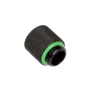 Peça de arrefecimento de computador BitsPower BP-MBWP-C60 – latão, preto/verde, profundidade 15 mm