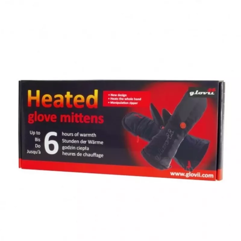 Luvas tipo lobster Glovii GZ1XL pele genuína nylon para esqui caminhada