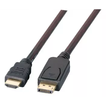 Cabo DisplayPort/HDMI EFB-Elektronik Full HD, A-A macho-macho, 2 m, preto Fabricante: EFB Elektronik (K5561SW.2V2)