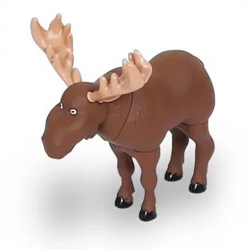 Conjunto magnético de mini animais MALIK 62343 — conjunto de brinquedo magnético de animais da floresta para crianças pequenas