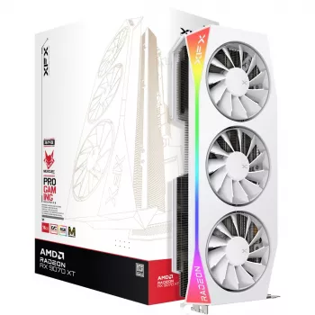 XFX Mercury Radeon RX 9070 XT OC Magnetic Air Edition AMD 16 GB GDDR6 branco