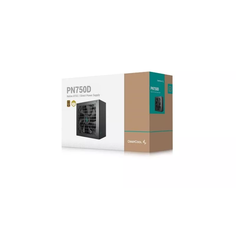 Fonte de alimentação DeepCool PN750D 750 W 20+4 Pin ATX ATX preta