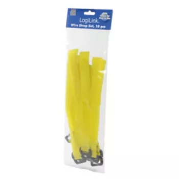 LogiLink - Abraçadeiras - 30 cm - amarelo (pack de 10)