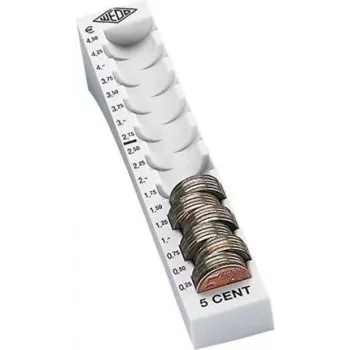 Tabuleiro de contagem WEDO 5 CENT cinzento-claro 160 700537 – tabuleiro de ábaco educativo