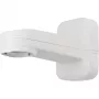 Hanwha SBP-156WMW braço de montagem de parede/poste para câmaras dome XNP-9300RW/8300RW/6400RW, alumínio, 135 mm, branco