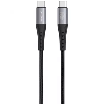 Cabo USB 4smarts 541454 1,5 m USB-C preto