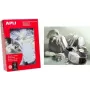 Etiquetas de mercadoria agipa 50 x 70 mm branco, cartão Bristol 200 g com fio de poliéster branco - 1 unid.