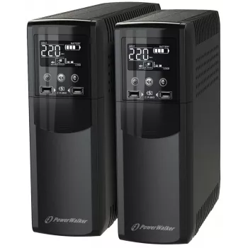 Fonte de alimentação ininterrupta PowerWalker VI 800 CSW IEC (UPS) Line-Interactive 0,8 kVA 480 W 8 saídas AC