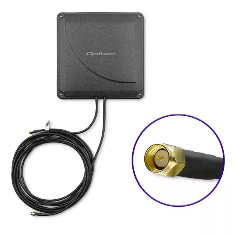 Antena externa 4G LTE Dual-MIMO QOLTEC 57041 35 dBi 50 W