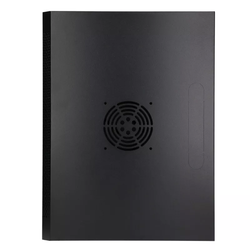 EXTRALINK LITE 9U 530X400 Armário de rack de parede, preto, com prateleira