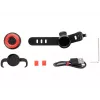 Rockbros Q5 luz traseira preta para bicicletas com sistema STOP inteligente