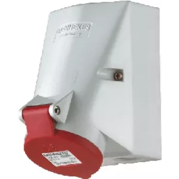 MENNEKES Tomada de parede CEE 5x32A 422 TwinCONTACT 6h 400V IP44 UT 180° 422 (422.)