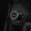 Carregador de carro Xiaomi 37 Watt porta dupla preto, preto
