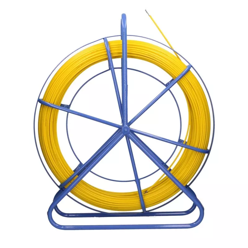 Extralink Pilot 8mm 50m | Puxa-cabos | Fibra de vidro GFK, diâm. 8 mm, comprimento 50 m, amarelo