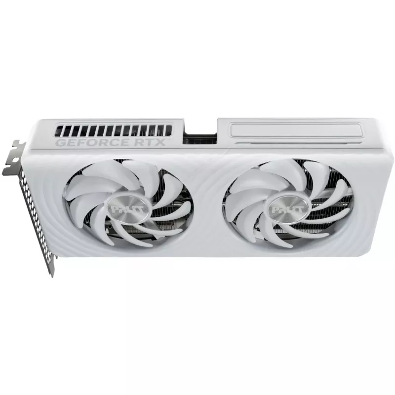 Placa gráfica Palit GeForce RTX 5060 Ti White OC — GeForce RTX 5060 Ti, 16 GB GDDR7, 128 bits, PCIe 5.0, 2407 MHz