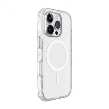 Capa de proteção LAUT CRYSTAL MATTER X para iPhone 16 Pro Max, transparente, PC+TPU, compatível com 6,7 polegadas