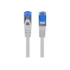 Cabo de rede LANBERG Cat6a S/FTP PCF6A-10CC-0300-S RJ-45 3 m cinzento, LSZH, 500 MHz, CCA, Ø6 mm