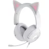 Headset Razer Kraken Kitty V3 X — headset gaming com iluminação RGB, design leve, microfone incorporado