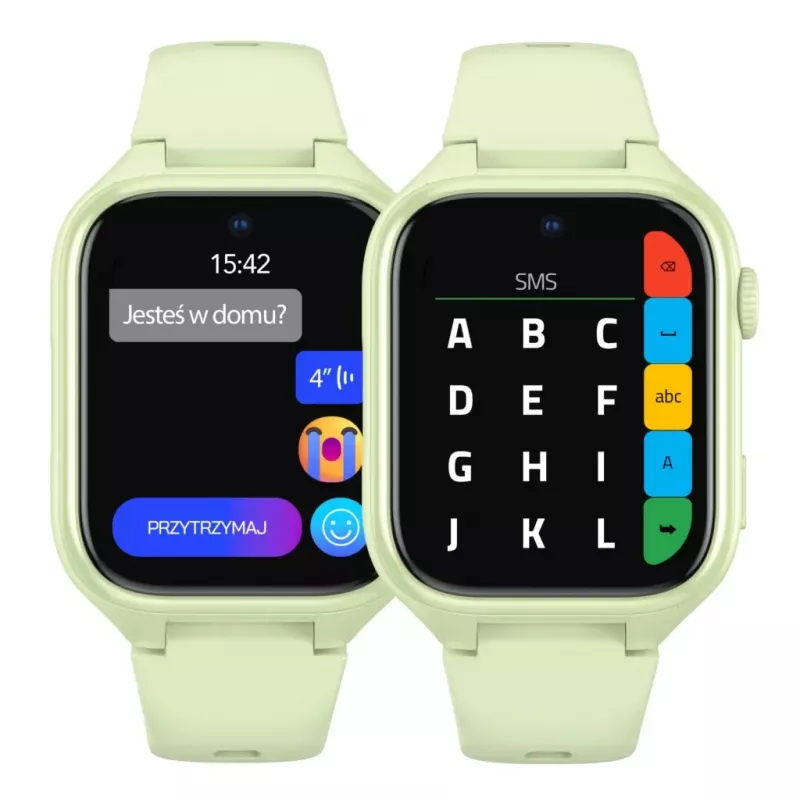 Smartwatch Stelio Junior Pro AI 4G ST-SWJ102-PCH — cor pistácio