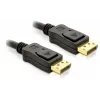 Cabo DisplayPort DeLOCK 82423 1 m macho a macho preto