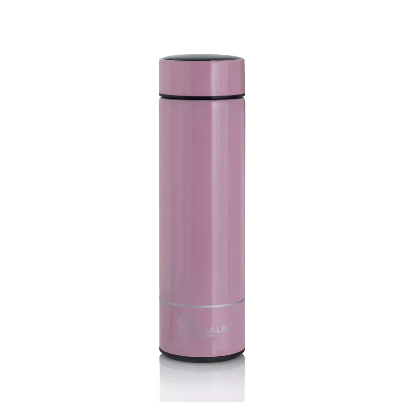 Extralink Smart Travel Mug rosa, termo com visor LED
